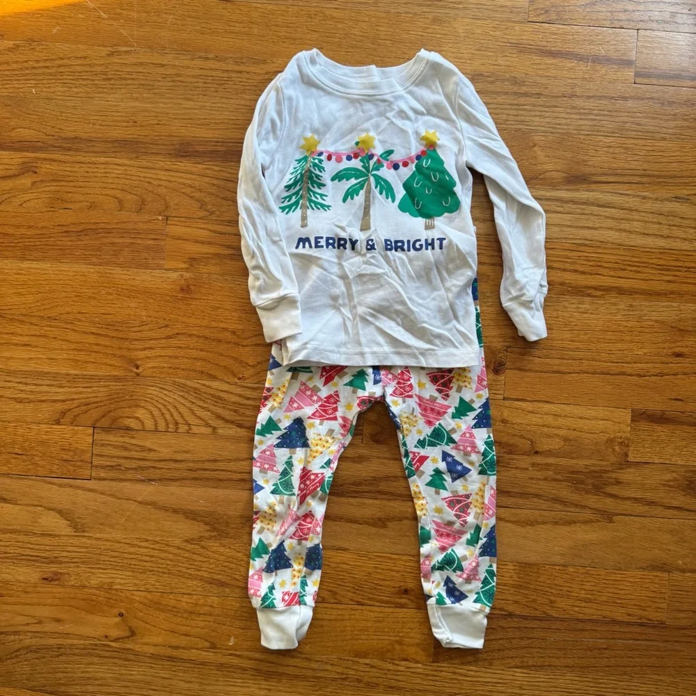 Old Navy Pajama Sets Toddler Cotton Winter Holiday Festive